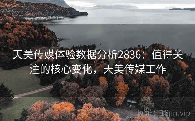 天美传媒体验数据分析2836：值得关注的核心变化，天美传媒工作