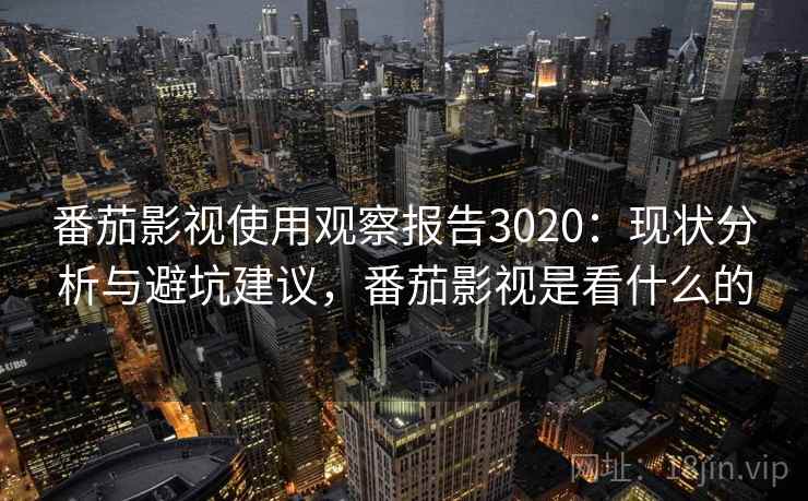 番茄影视使用观察报告3020：现状分析与避坑建议，番茄影视是看什么的