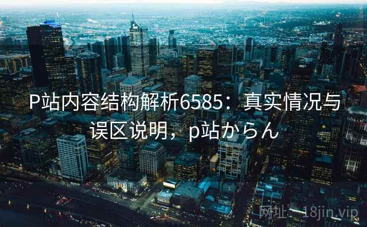 P站内容结构解析6585：真实情况与误区说明，p站からん