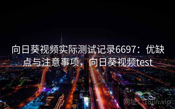 向日葵视频实际测试记录6697：优缺点与注意事项，向日葵视频test