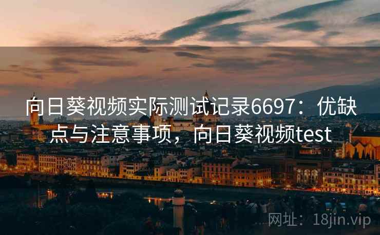向日葵视频实际测试记录6697：优缺点与注意事项，向日葵视频test