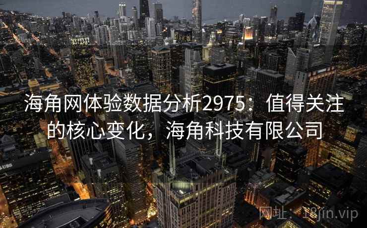 海角网体验数据分析2975：值得关注的核心变化，海角科技有限公司