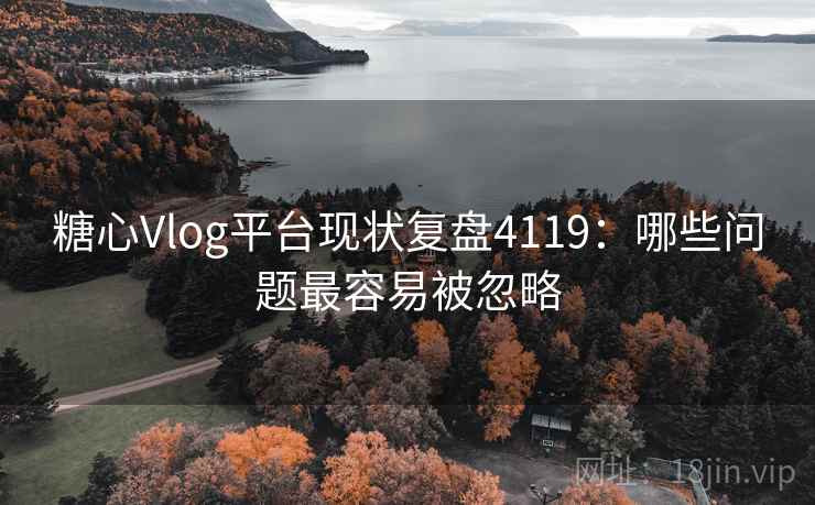 糖心Vlog平台现状复盘4119：哪些问题最容易被忽略