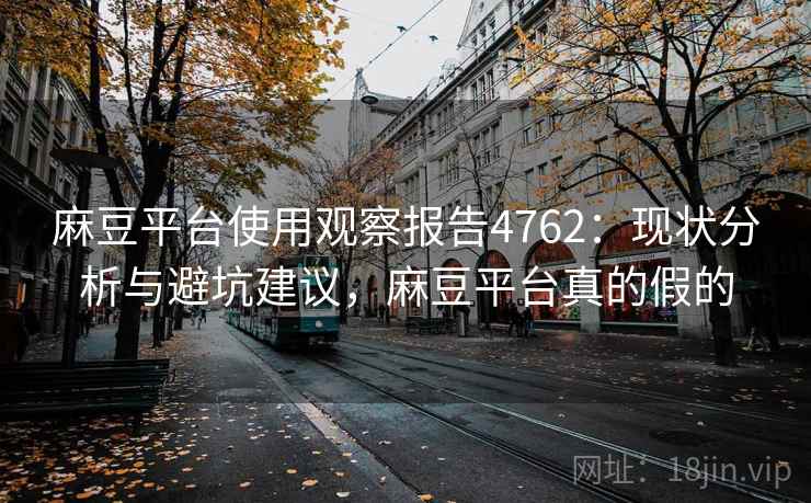 麻豆平台使用观察报告4762：现状分析与避坑建议，麻豆平台真的假的