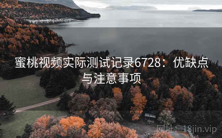 蜜桃视频实际测试记录6728:优缺点与注意事项 蜜桃视频实际测试记录6728:优缺点与注意事项