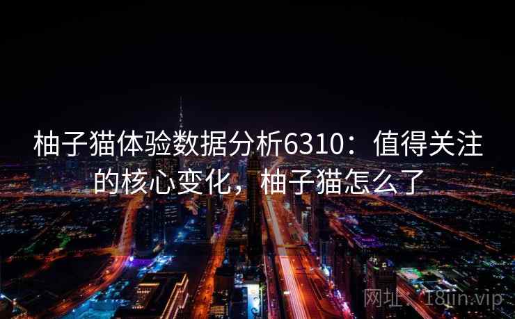 柚子猫体验数据分析6310：值得关注的核心变化，柚子猫怎么了